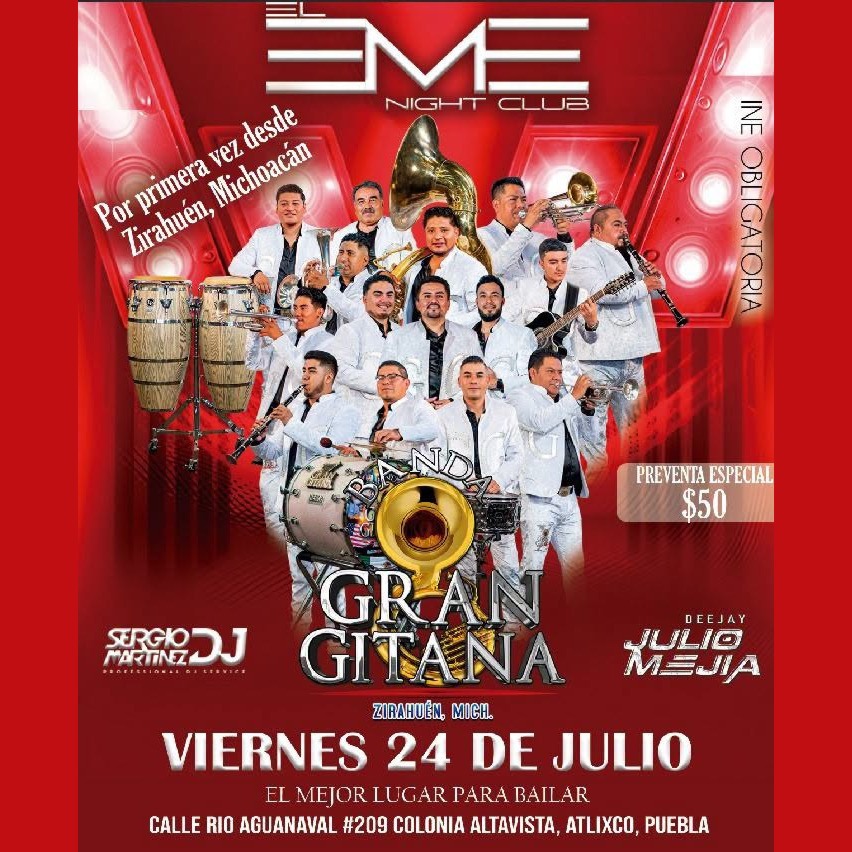 Banda Gran Gitana en El EME Night Club