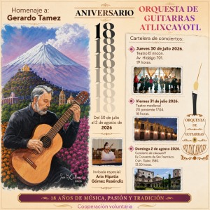 18o. Aniversario de la Orquesta de Guitarras Atlixc�yotl