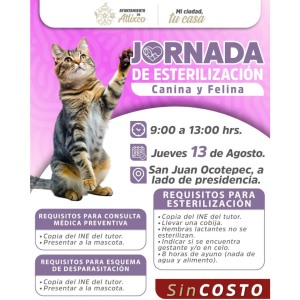 Jornada de Esterilizaci�n Canina y Felina