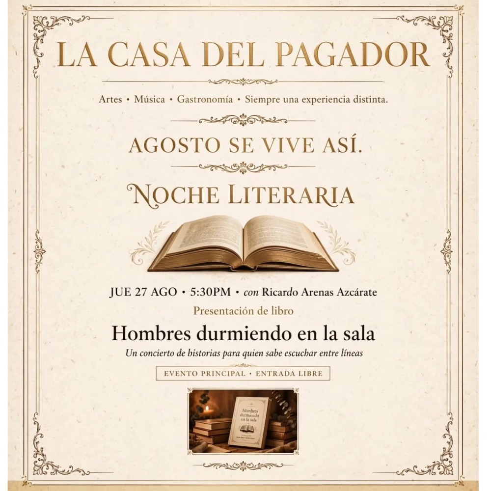 Noche Literaria, Hombres durmiendo en la sala