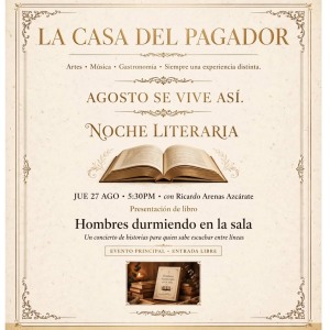 Noche Literaria, Hombres durmiendo en la sala