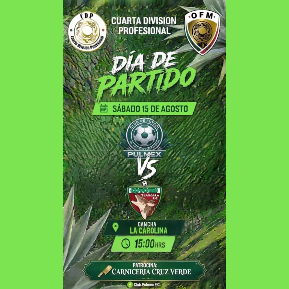 Pulmex FC vs Coyotes Tlaxcala FC