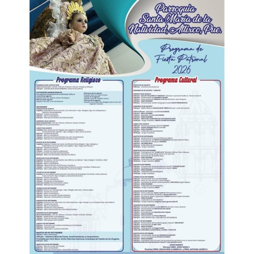 Fiesta Patronal de Santa Mar�a de la Natividad 2026