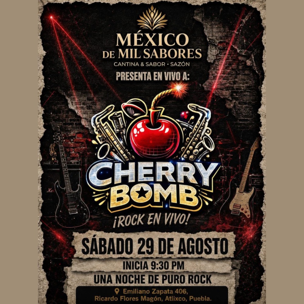 Cherry Bomb en M�xico de Mil Sabores