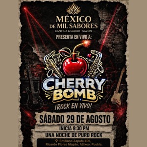 Cherry Bomb en M�xico de Mil Sabores