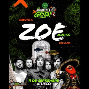 Tributo ac�stico a Zo� por Entei en McCarthys Atlixco