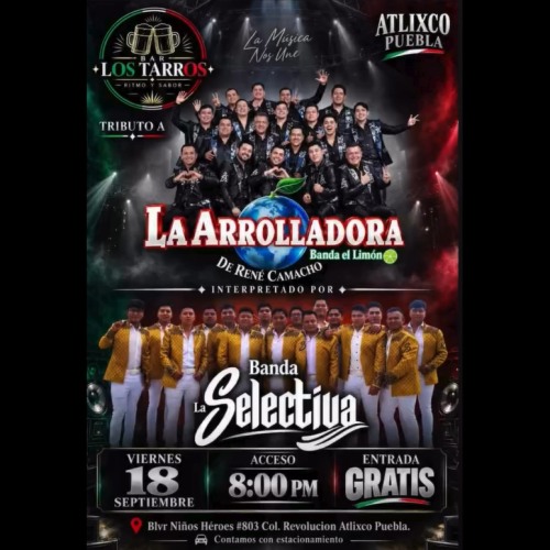 Tributo a La Arrolladora Banda El Lim�n con Banda La Selectiva
