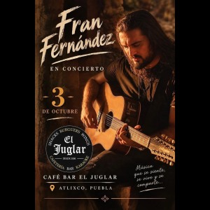 Fran Fern�ndez en concierto en Caf� Bar El Juglar