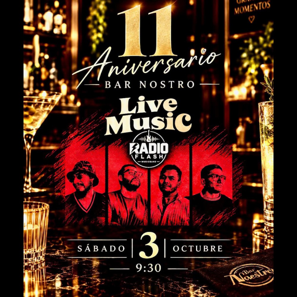 11o Aniversario de Bar Nostro con Radio Flash