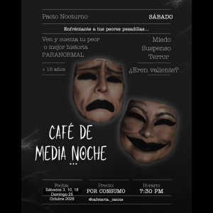 Caf� de Medianoche: historias paranormales en Canne