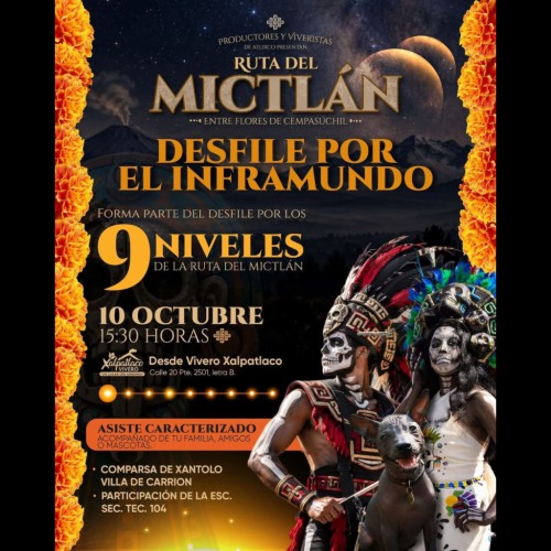 Desfile por el Inframundo: Los 9 niveles del Mictl�n en Atlixco