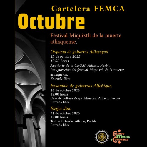 Cartelera FEMCA