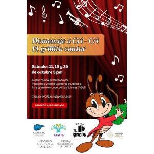 Homenaje a Cri-Cri, el grillito cantor