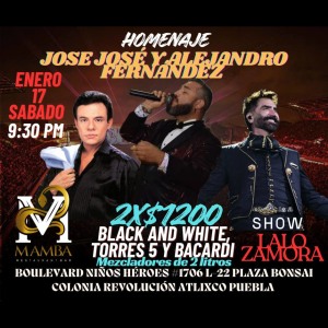 Homenaje Jos� Jos� y Alejandro Fern�ndez