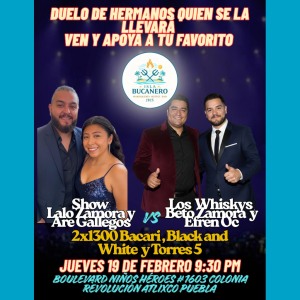 Lalo Zamora y Are Gallegos vs Los Whiskys