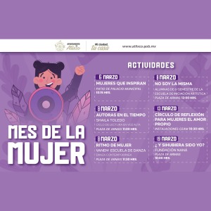 Mes de la  Mujer