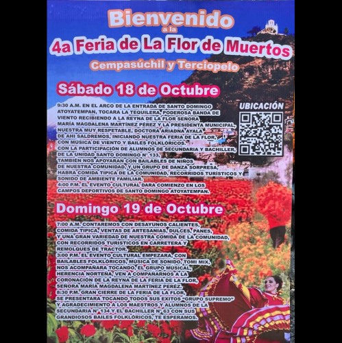 4ta Feria de la Flor de Cempaschil y Terciopelo