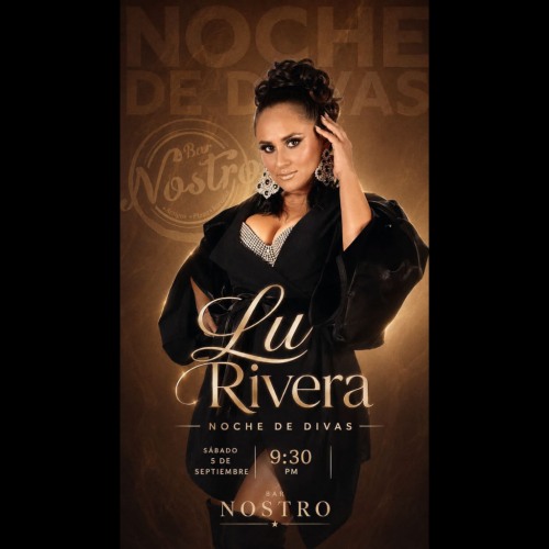 Lu Rivera, Noche de Divas en Bar Nostro