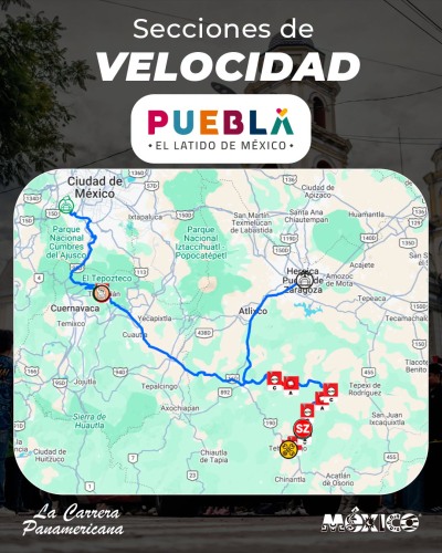La Carrera Panamericana 2026 pasa por Atlixco