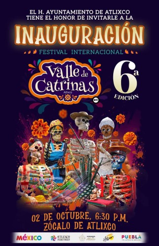 Inauguraci�n del Valle de Catrinas 2026 en Atlixco