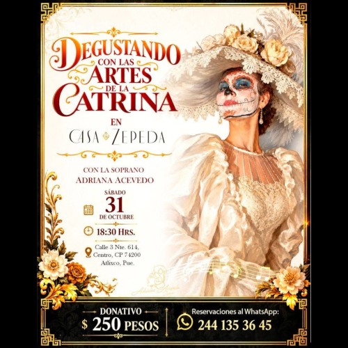 Degustando con las Artes de la Catrina