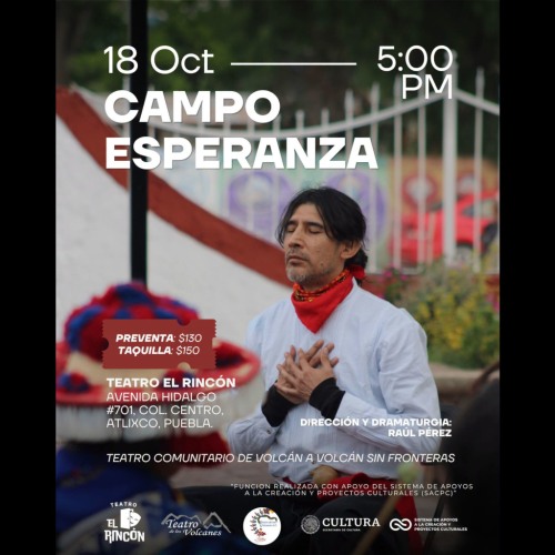Campo Esperanza: teatro comunitario en Atlixco