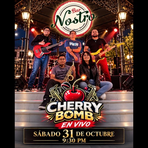 Cherry Bomb en Bar Nostro: Rock en vivo en Atlixco