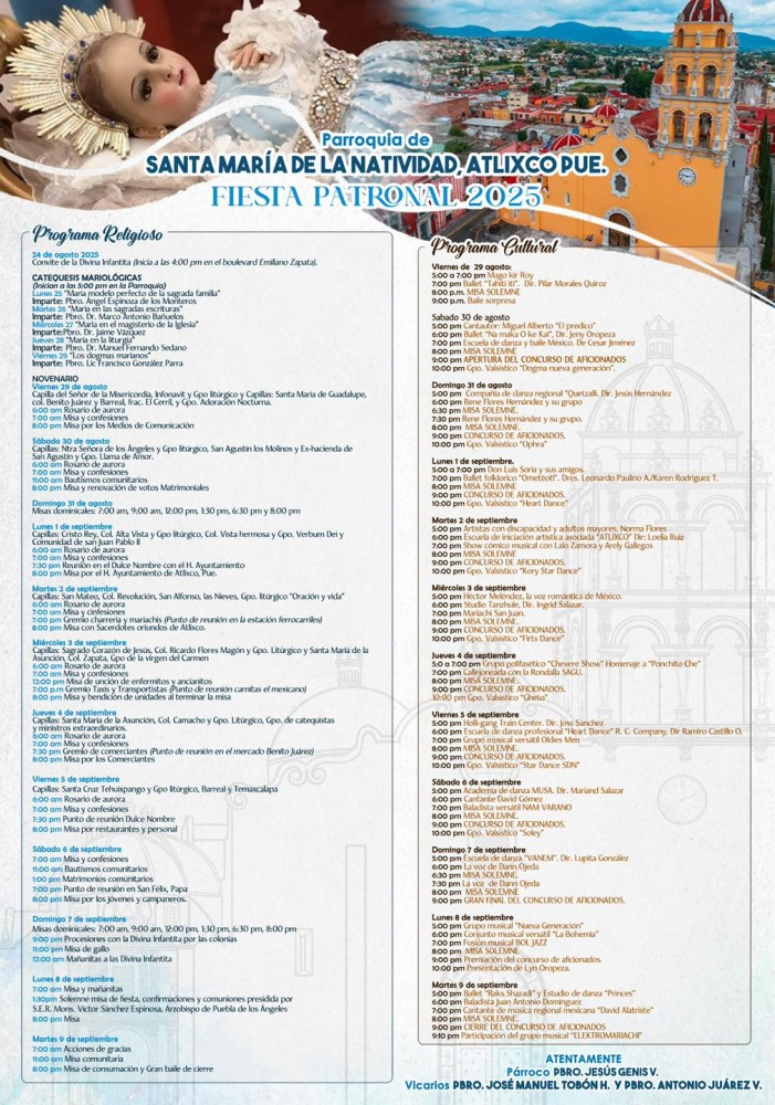 Fiesta Patronal 2025