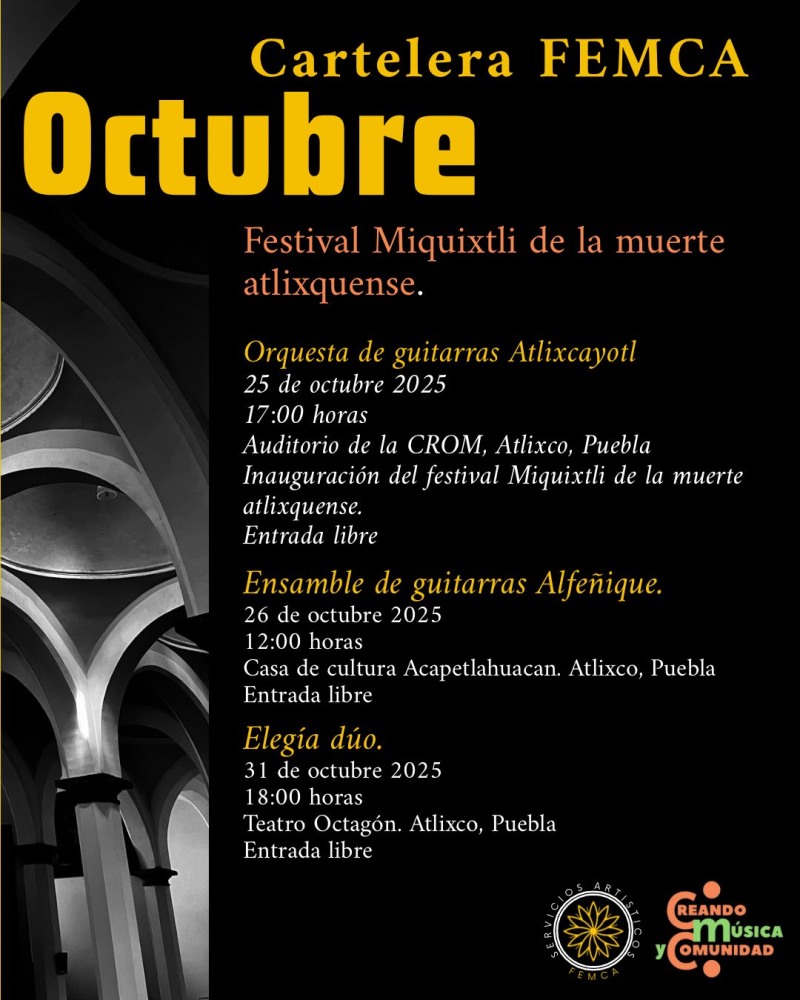 Cartelera FEMCA