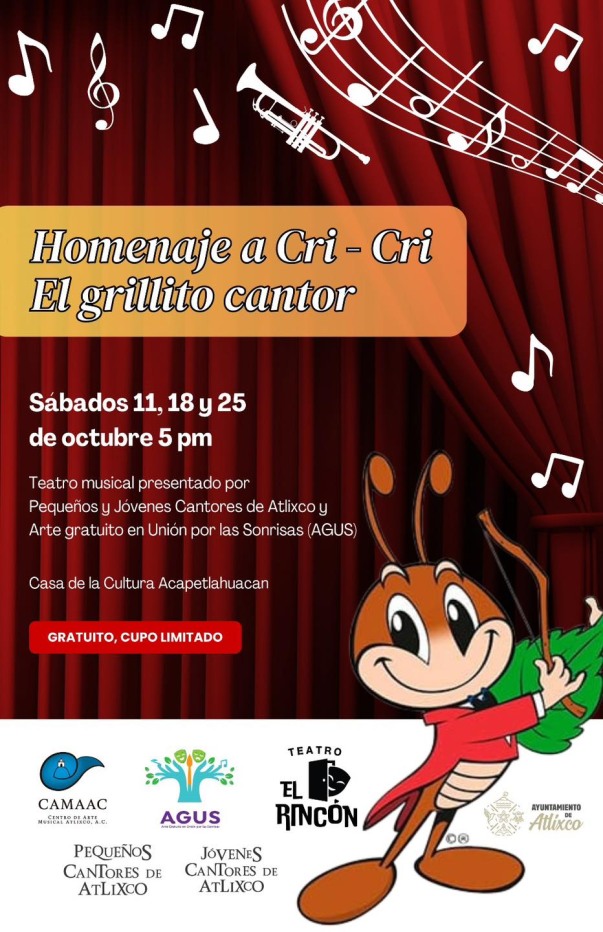 Homenaje a Cri-Cri, el grillito cantor