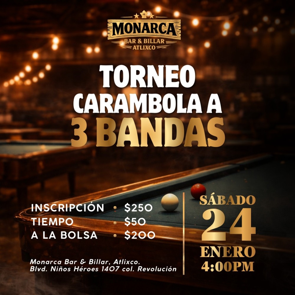 Torneo Carambola a 3 bandas