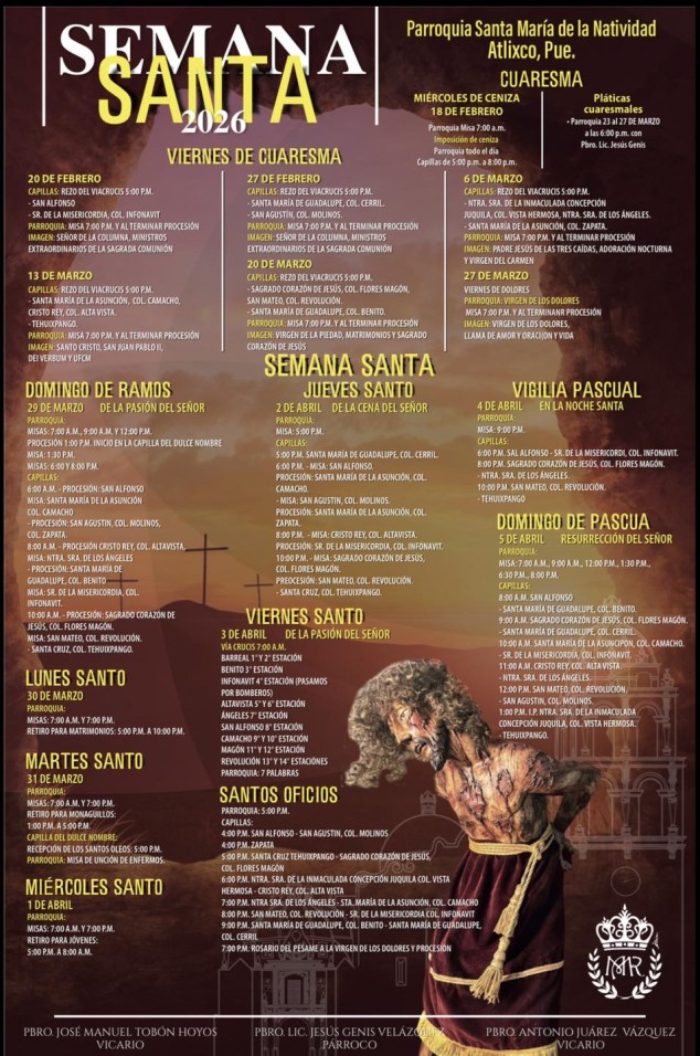 Programa Cuaresma y Semana Santa