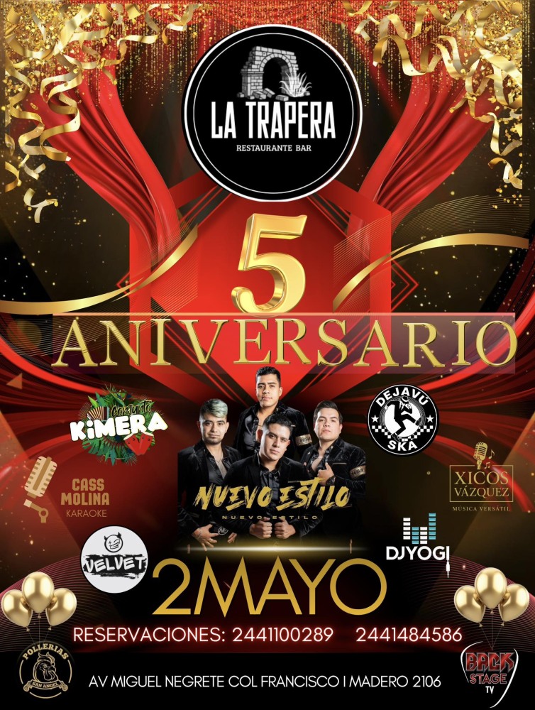 5to Aniversario La Trapera