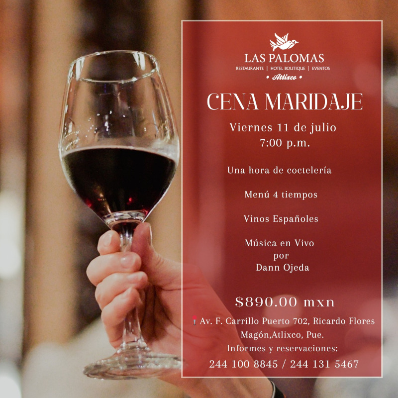 Cena Maridaje - Las Palomas